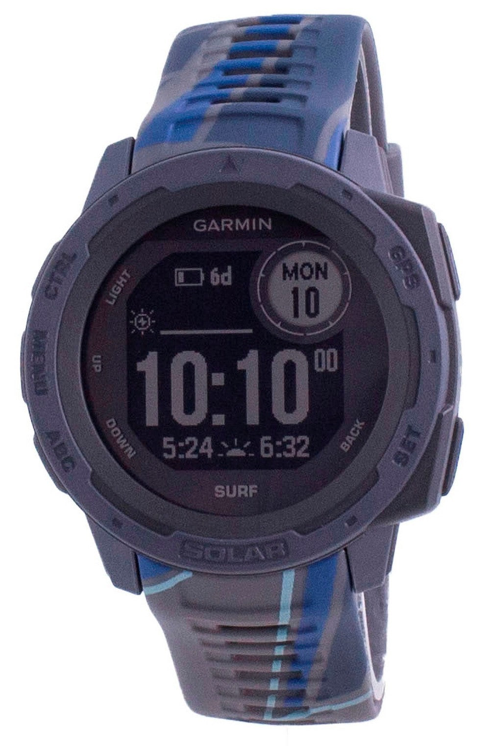 Garmin Instinct Solar Surf Edition Fitness Gps Silicone Band 010-02293-07 Multisport Watch