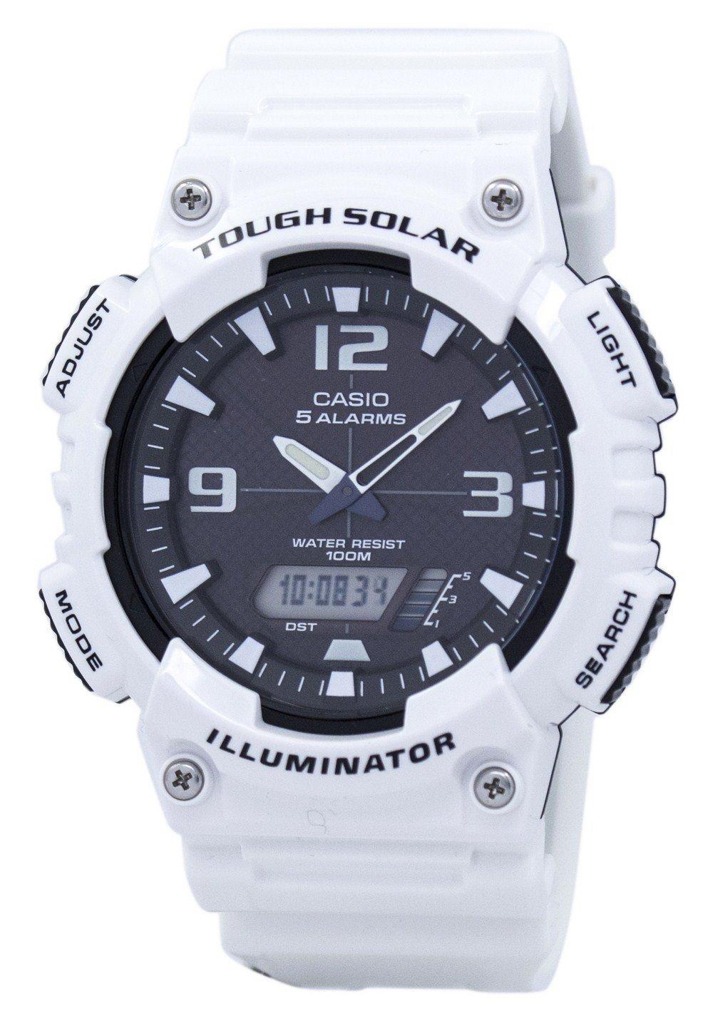 Casio Youth Illuminator Alarm Tough Solar Analog Digital Aq-s810wc-7av Aqs810wc-7av Men's Watch