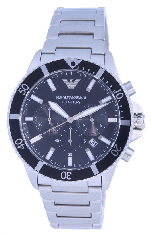 Emporio Armani Herren Chronograph Stainless Steel Quartz Ar11360 100m Men's Watch