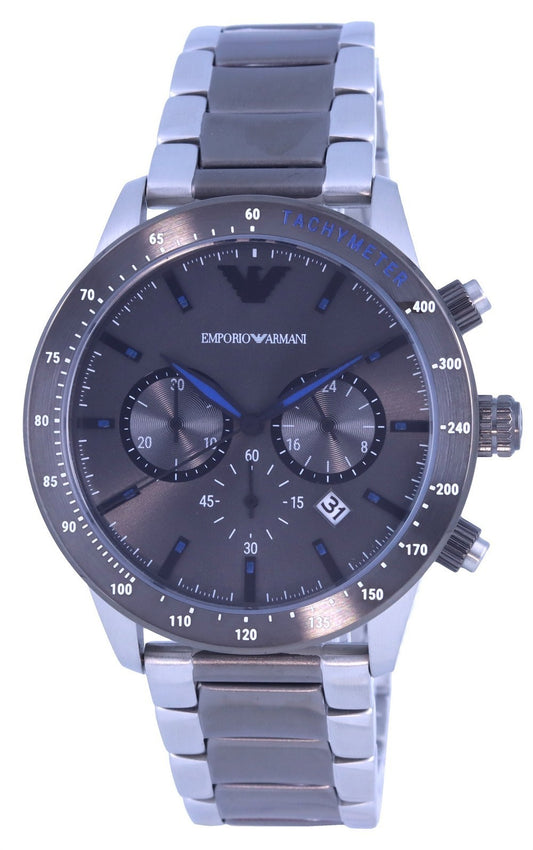 Emporio Armani Chronograph Tachymeter Stainless Steel Quartz Ar11391 Men's Watch