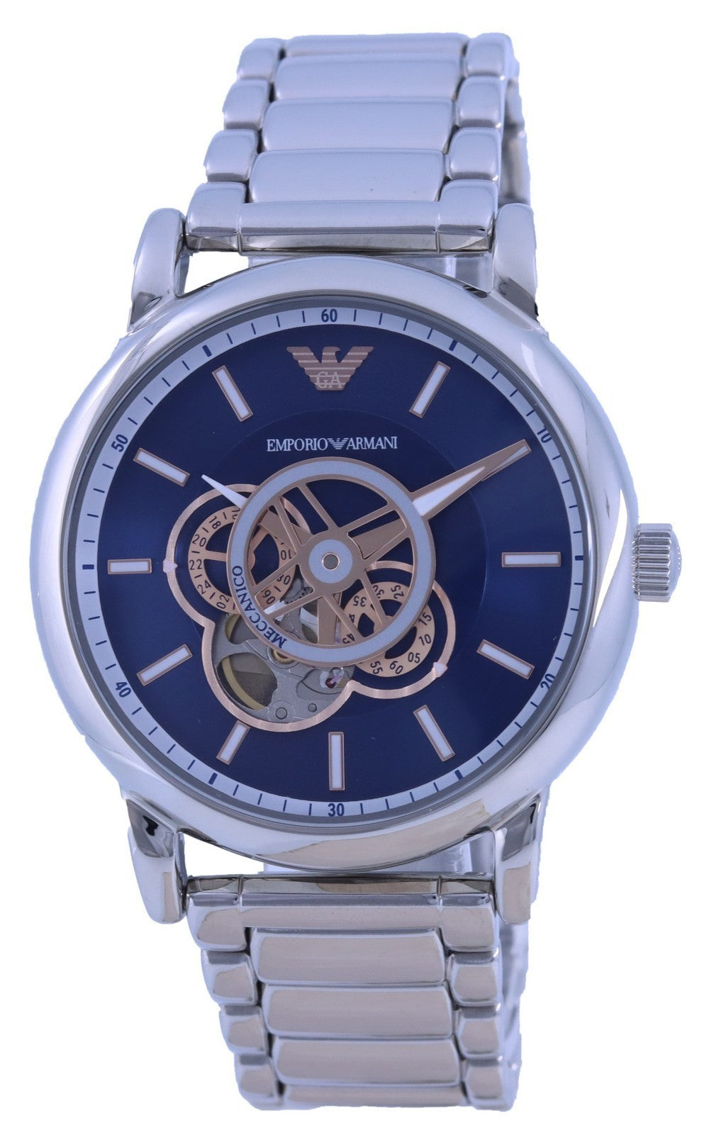 Emporio Armani Luigi Skeleton Dial Automatic Ar60036 Men's Watch