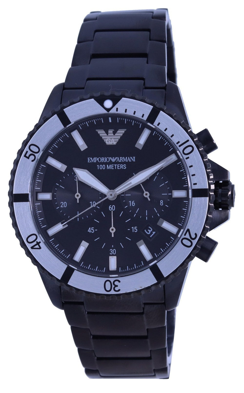 Emporio Armani Diver Chronograph Quartz Ar80050 100m Men's Watch