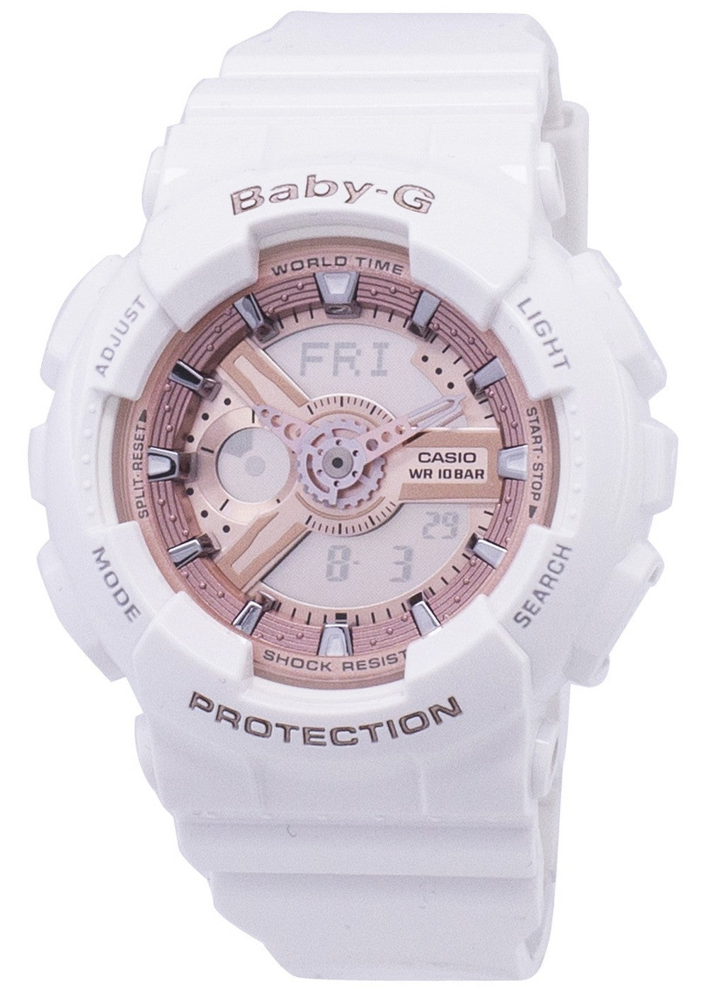 Casio Baby-g World Time Analog-digital Ba-110-7a1 Women's Watch