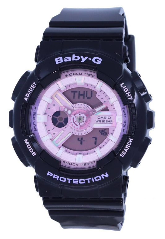 Casio Baby-g Aurora Borealis Analog Digital Pink Dial Quartz Ba-110pl-1a Ba110pl-1 100m Women's Watch