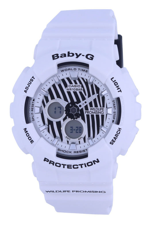 Casio Baby-g Wildlife Limited Edition Analog Digital Quartz Ba-120wlp-7a Ba120wlp-7 100m Women's Watch