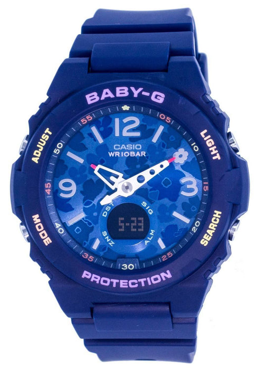 Casio Baby-g Analog Digital Resin Quartz Bga-260fl-2a Bga260fl-2 100m Women's Watch