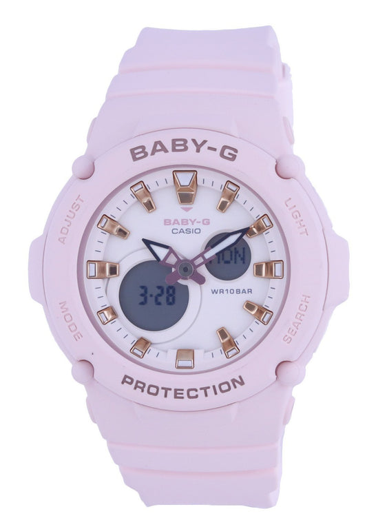 Casio Baby-g Misty Pink Analog Digital Quartz Bga-275-4a Bga275-4 100m Women's Watch