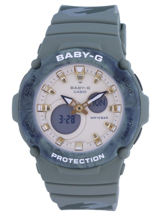 Casio Baby-g Analog Digital Resin Quartz Bga-275m-3a Bga275m-3 100m Women's Watch