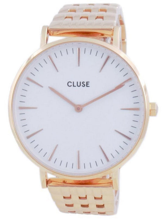 Cluse La Boheme Rose Gold Tone Stainless Steel Quartz Cw0101201024 Women's Watch