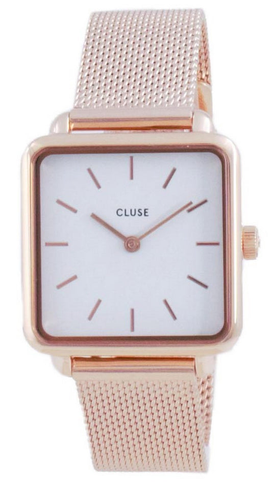 Cluse La Tetragone White Dial Quartz Cw0101207001 Women's Watch