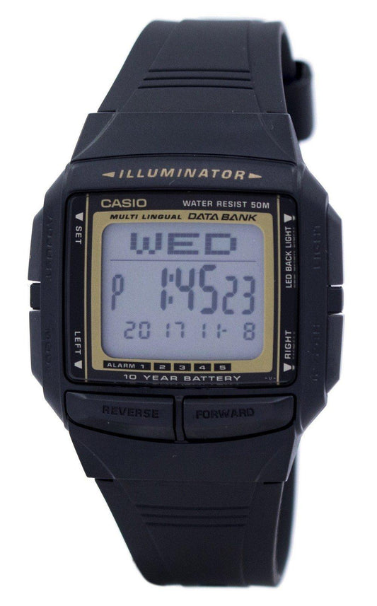 Casio Illuminator Multi-lingual Databank Digital Db-36-9av Db36-9av Men's Watch