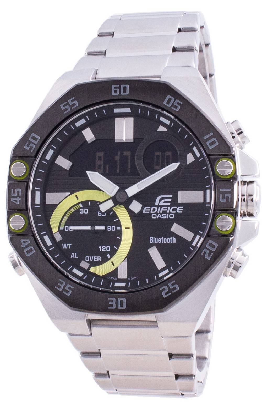 Casio Edifice World Time Mobile Link Ecb-10db-1a Ecb10db-1 100m Men's Watch