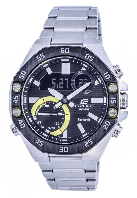 Casio Edifice Mobile Link Analog Digital Quartz Ecb-10db-1b Ecb10db-1b 100m Men's Watch