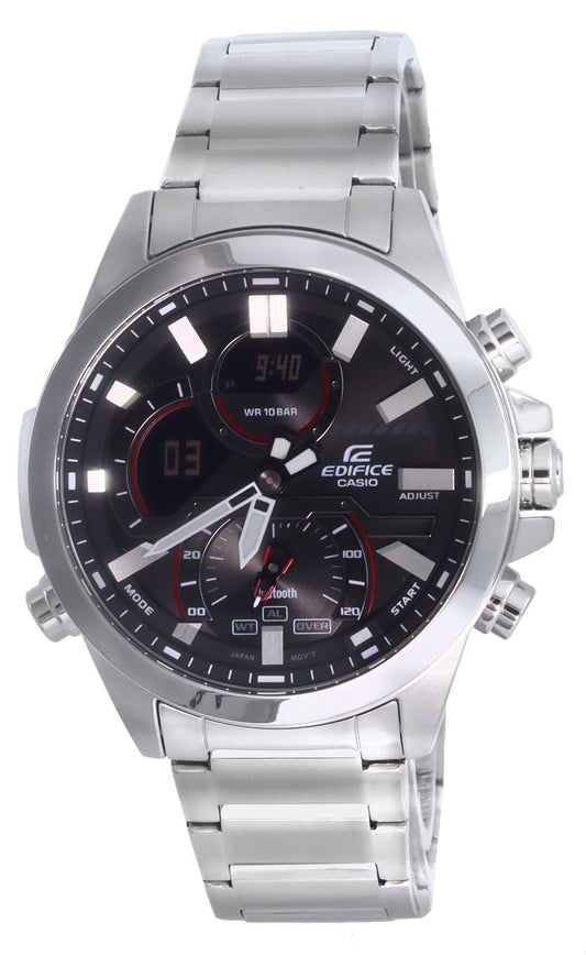 Casio Edifice Smartphone Link Analog Digital Quartz Ecb-30d-1a Ecb30d-1 100m Men's Watch