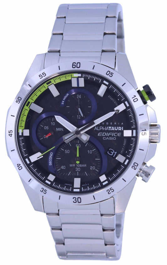 Casio Edifice Scuderia Alphatauri Limited Edition Chronograph Quartz Efr-571at-1a Efr571at-1 100m Men's Watch