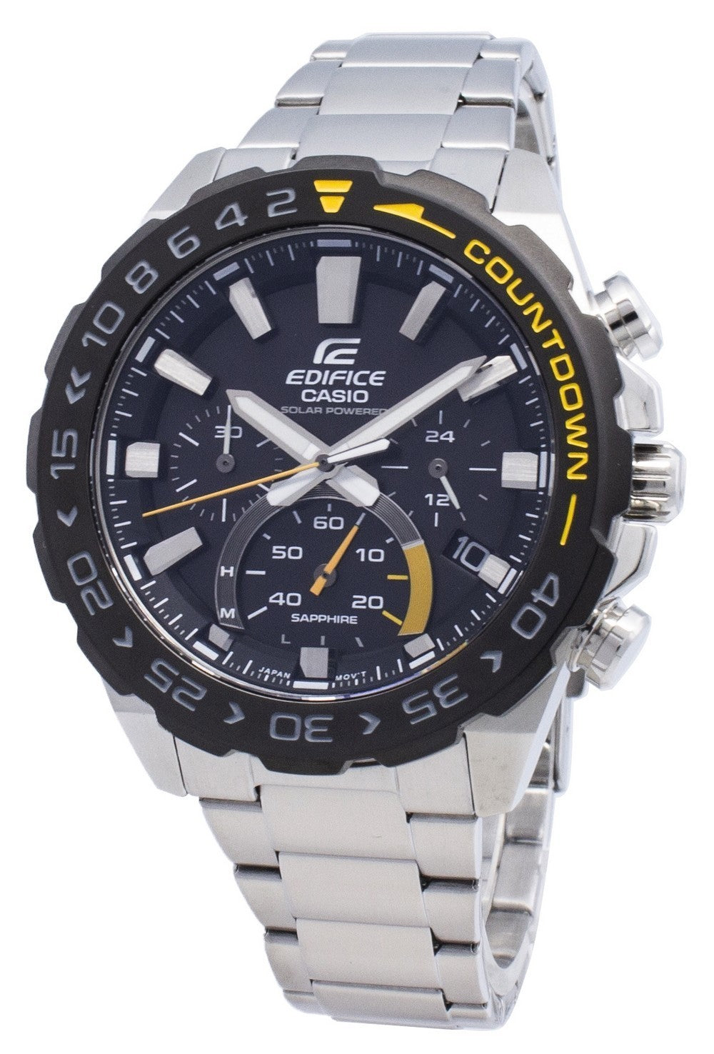 Casio Edifice Solar Powered Chronograph Efs-s550db-1av Efss550db-1av 100m Men's Watch