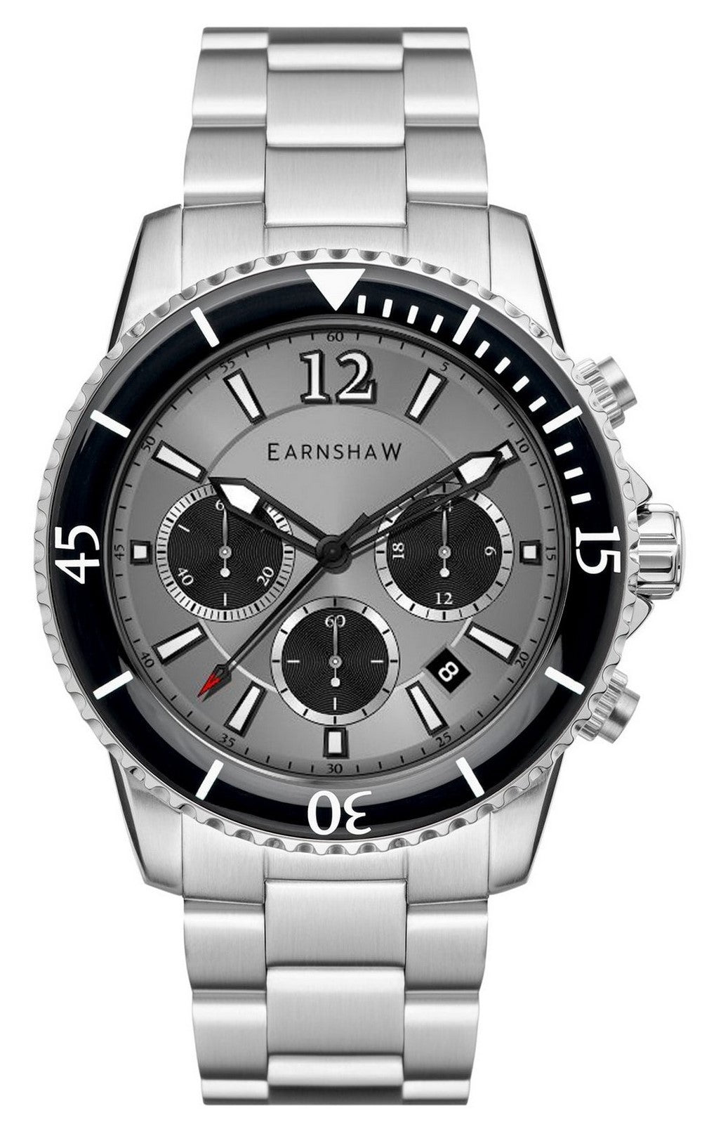 Thomas Earnshaw Duncan Chronograph Grey Dial Quartz Es-8132-44 100m Men's Watch