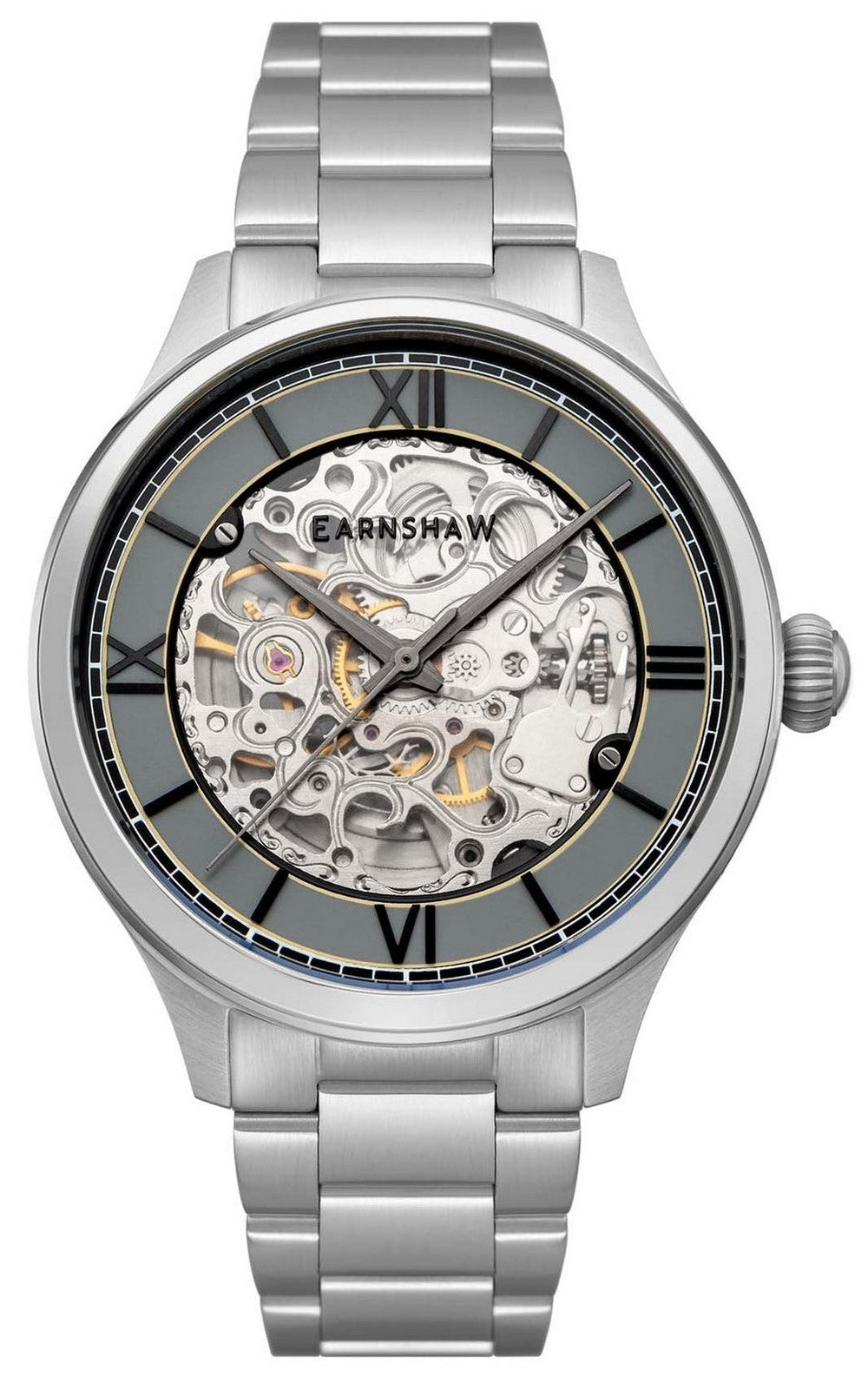 Thomas Earnshaw Baron Skeleton Dial Automatic Es-8230-22 Men's Watch