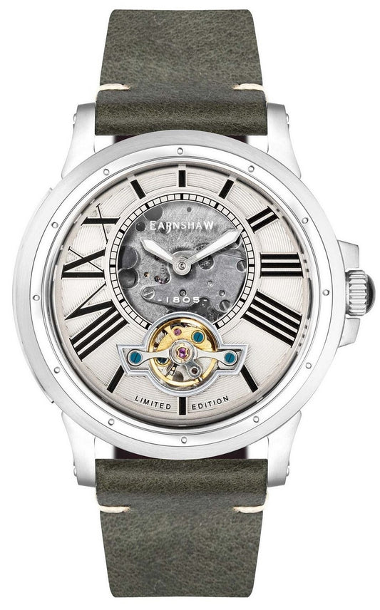 Thomas Earnshaw Bertha Limited Edition Open Heart Skeleton Dial Automatic Es-8244-02 Men's Watch