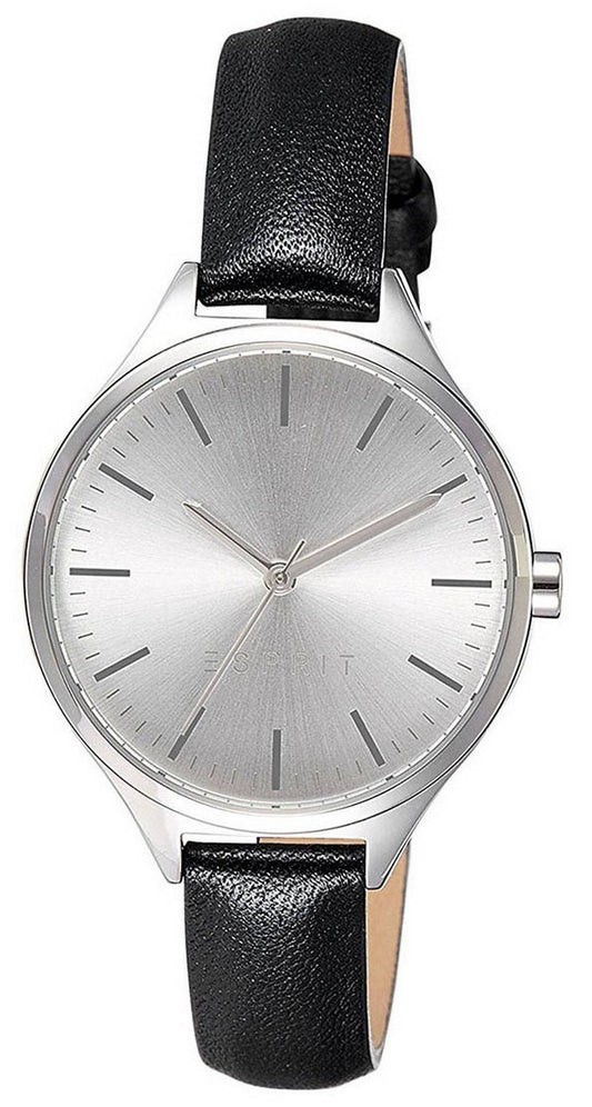 Esprit Silver Dial Leather Strap Quartz Es109272001 Women's Watch