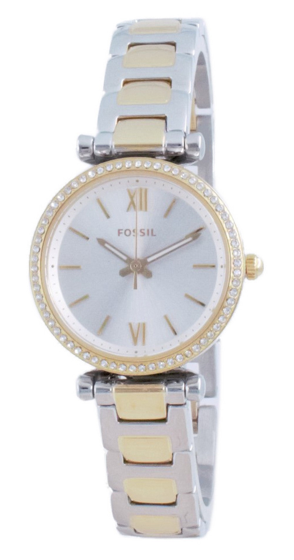 Fossil Carlie Mini Diamond Accents Quartz Es4955 Women's Watch