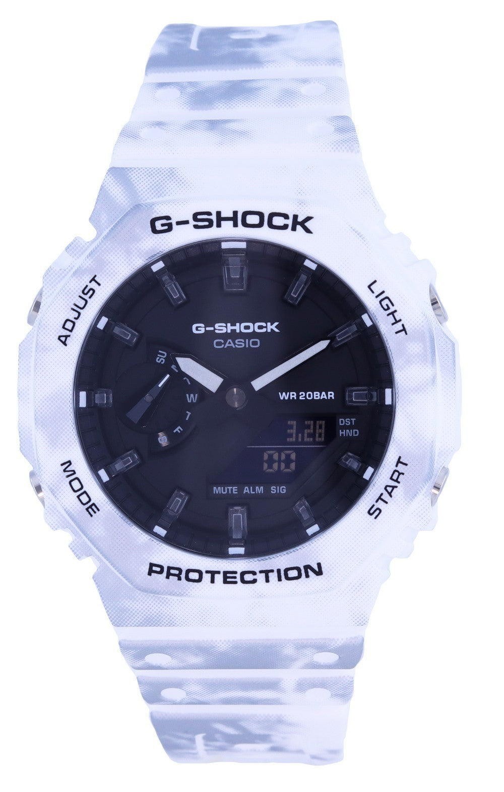 Casio G-shock Analog Digital Black Dial Quartz Gae-2100gc-7a Gae2100gc-7 200m Men's Watch