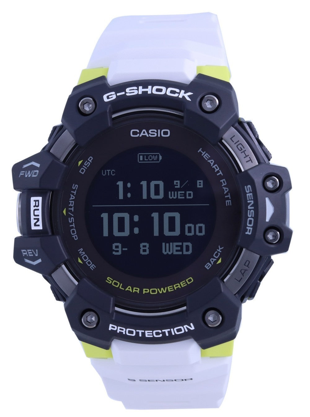 Casio G-shock G-squad Heart-rate Monitor Digital Gbd-h1000-1a7 Gbdh1000-1 200m Smart Sport Watch