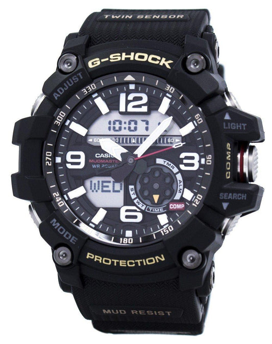 Casio G-shock Mudmaster Twin Sensor Gg-1000-1a Gg1000-1a Men's Watch