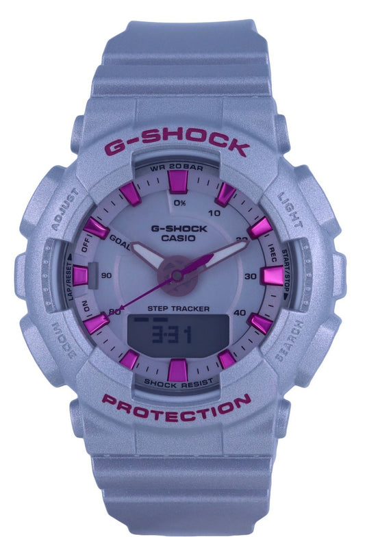 Casio G-shock Analog Digital Grey Dial Quartz Gma-s130np-8a Gmas130np-8 200m Women's Watch