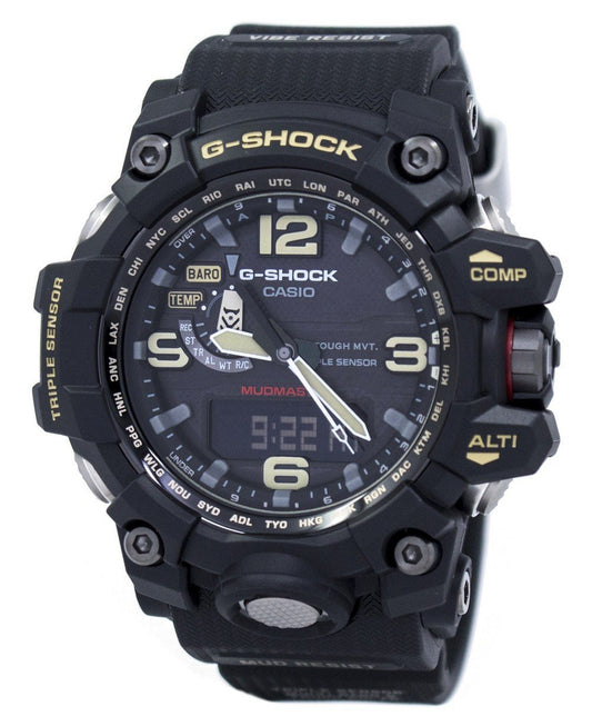 Casio G-shock Mudmaster Triple Sensor Atomic Gwg-1000-1a Gwg1000-1a Men's Watch