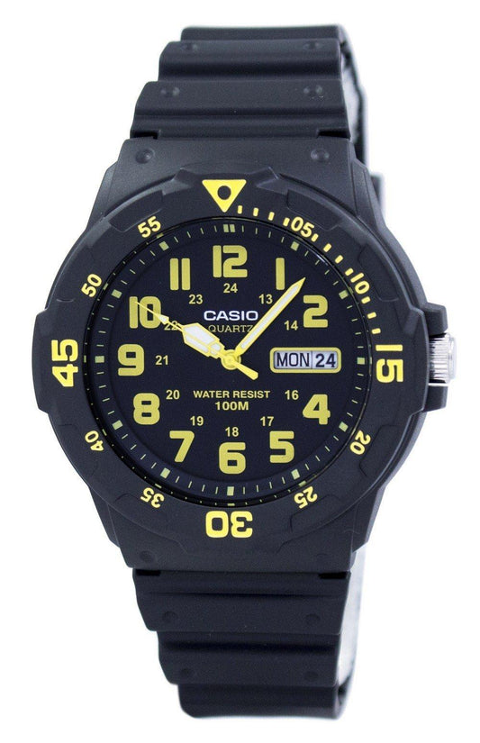 Casio Quartz Analog Black Dial Mrw-200h-9bvdf Mrw-200h-9bv Men's Watch