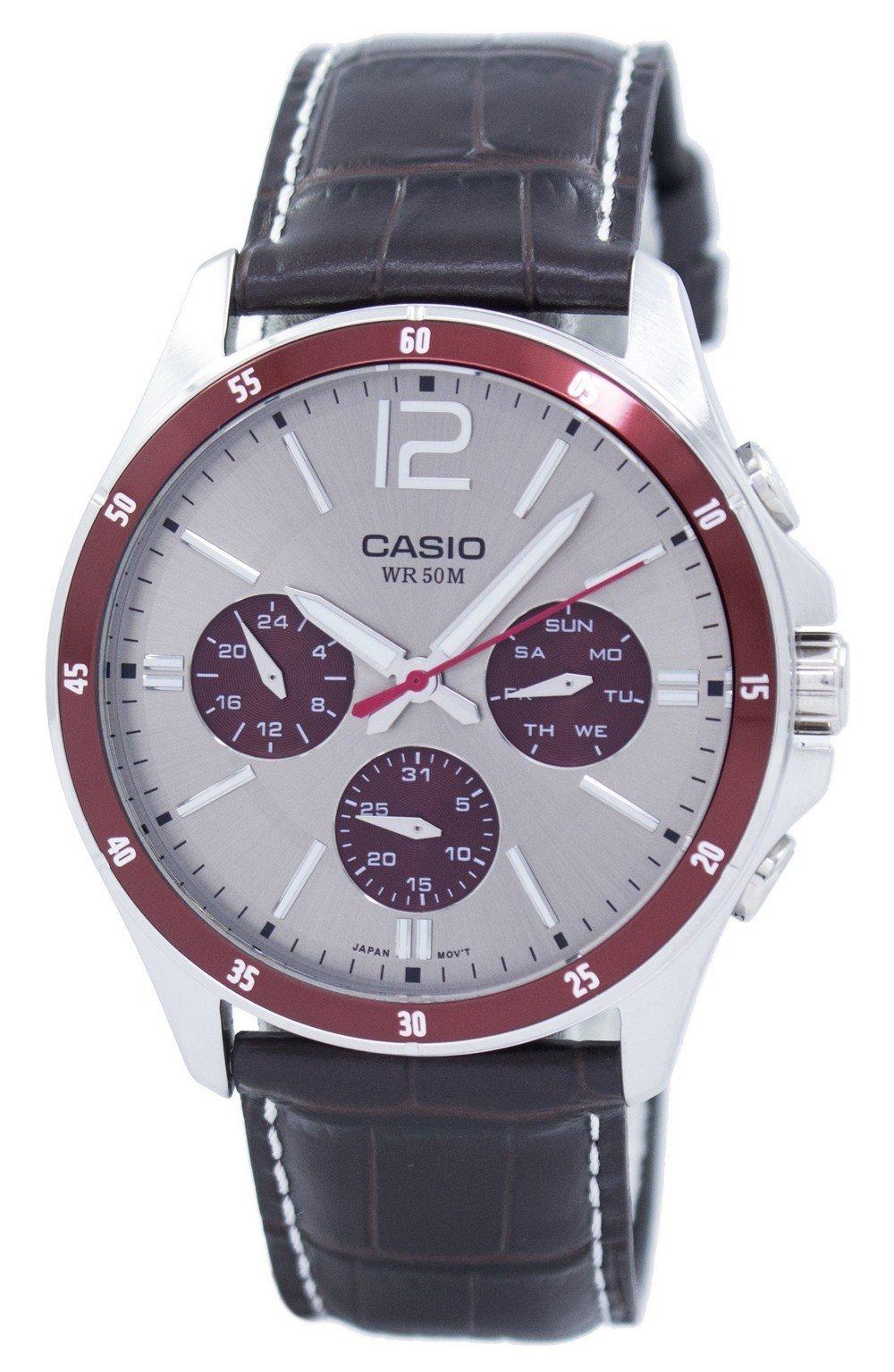 Casio Enticer Analog Quartz Mtp-1374l-7a1vdf Mtp1374l-7a1vdf Men's Watch