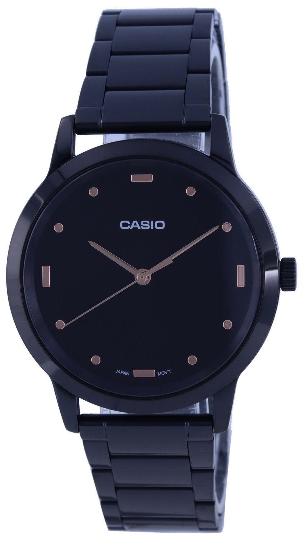 Casio Analog Black Dial Stainless Steel Mtp-2022vb-1c Mtp2022vb-1c Men's Watch