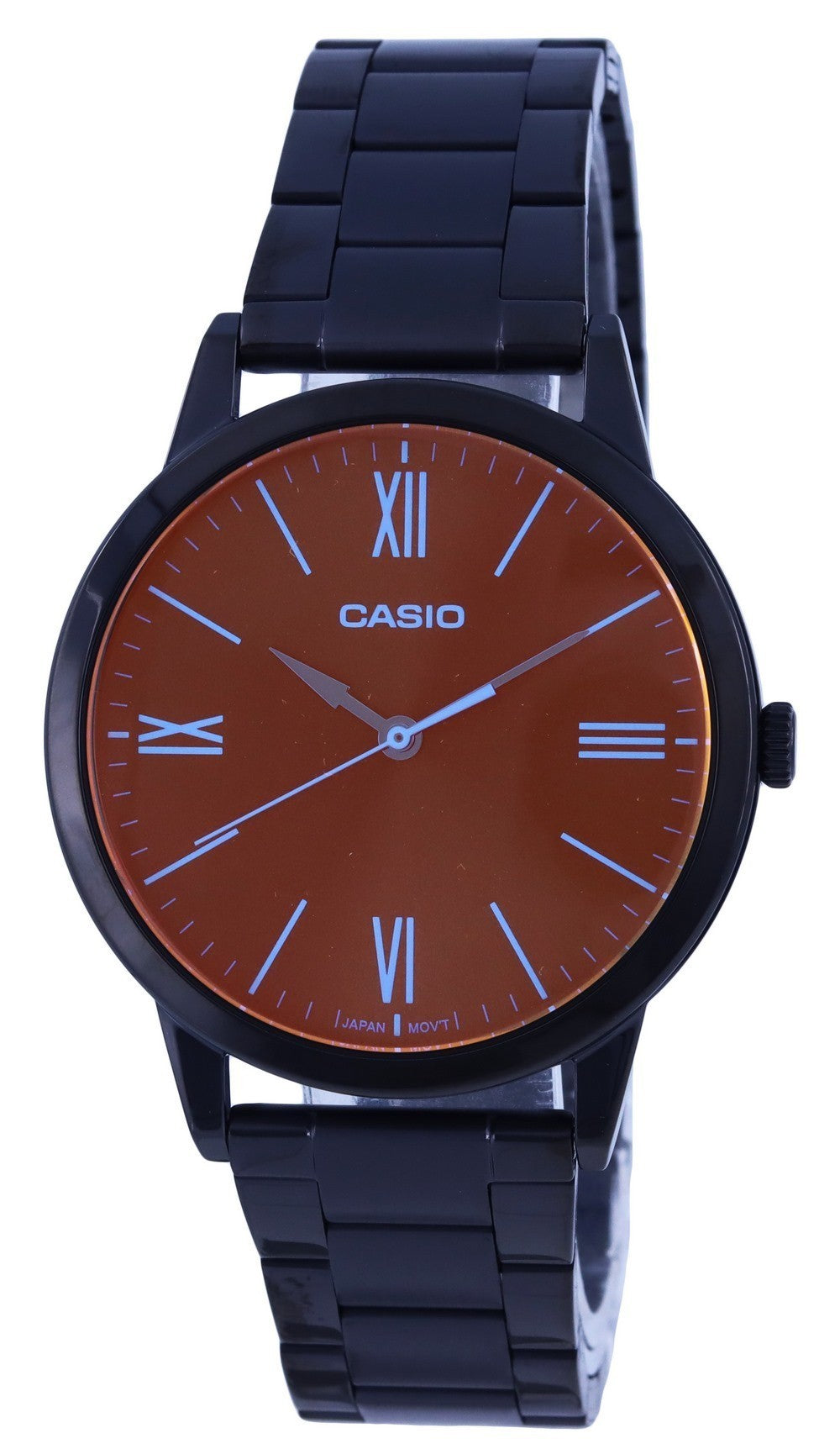 Casio Analog Stainless Steel Brown Dial Quartz Mtp-e600b-1b Mtpe600b-1b Men's Watch