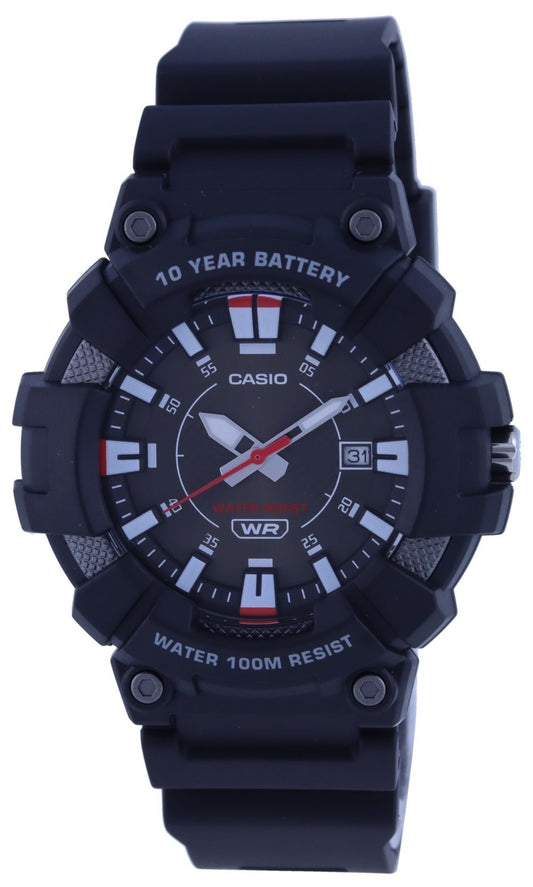 Casio Youth Analog Black Dial Mw-610h-1av Mw610h-1 Men's 100m Watch