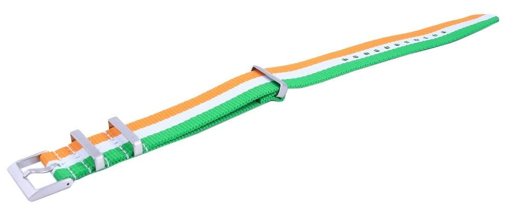 Ratio Nato33 Ireland National Flag Pattern Polyester 22mm Watch Strap