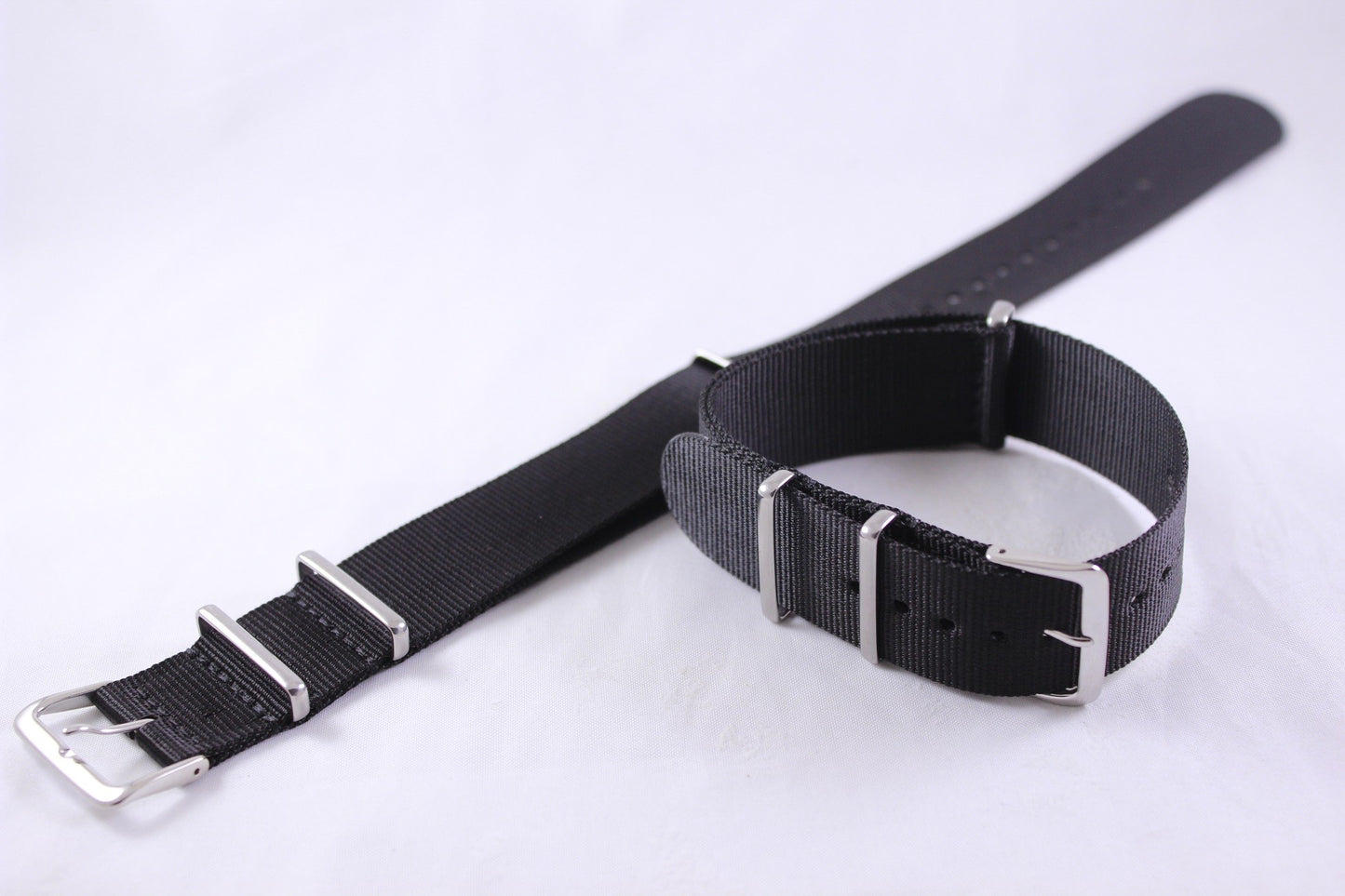 Ratio Black Nato Watch Strap 22mm