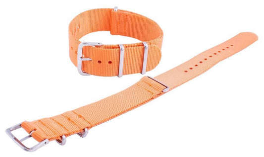 Ratio Orange Nato7 Nylon Strap 22mm