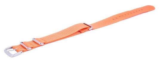 Ratio Brand Natos14 Orange Nylon Watch Strap 18mm