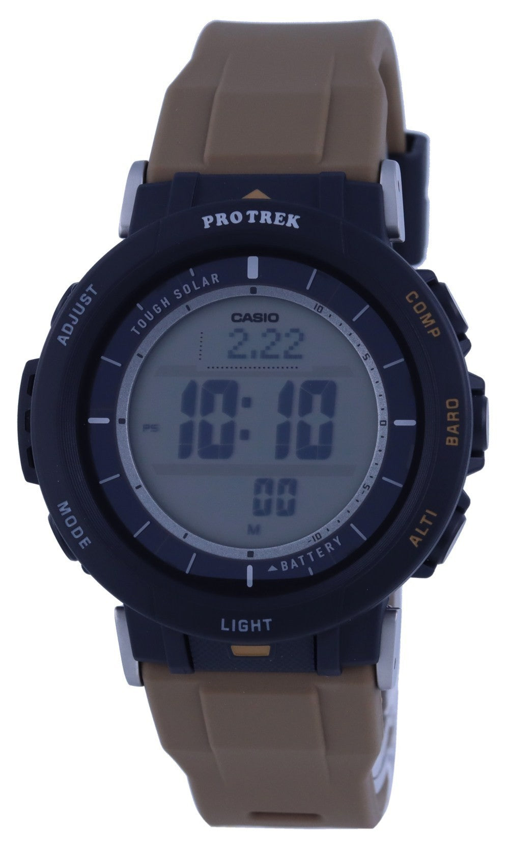 Casio Protrek World Time Digital Tough Solar Prg-30-5 Prg30-5 100m Men's Watch