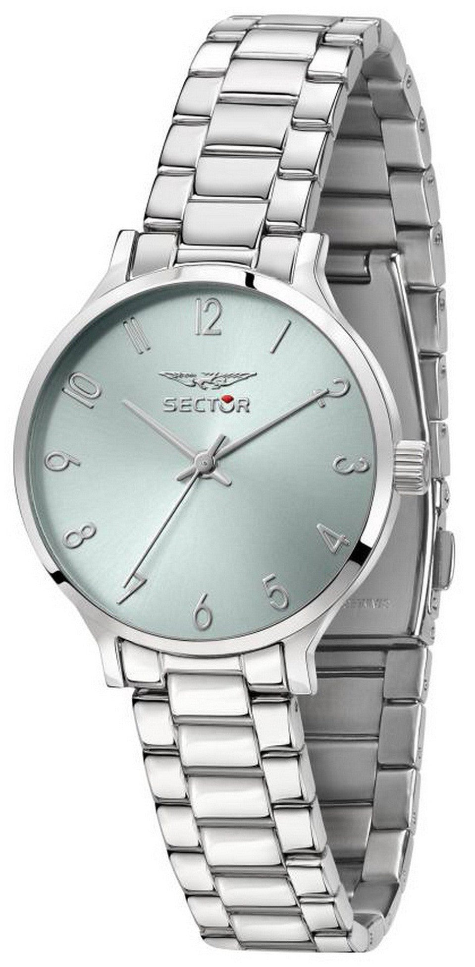 Sector 370 Light Blue Shiny Dial Stainless Steel Quartz R3253522502 Women's Watch