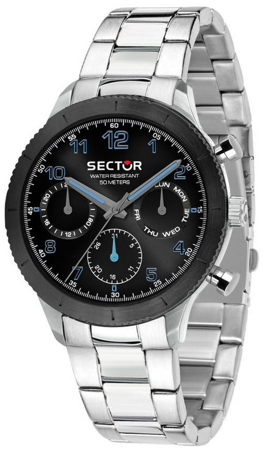 Sector 270 Black Dial Stainless Steel Quartz R3253578011 Men's Watch