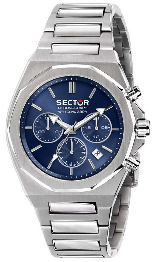 Sector 960 Chronograph Blue Dial Stainless Steel Quartz R3273628003 100m Men's Watch