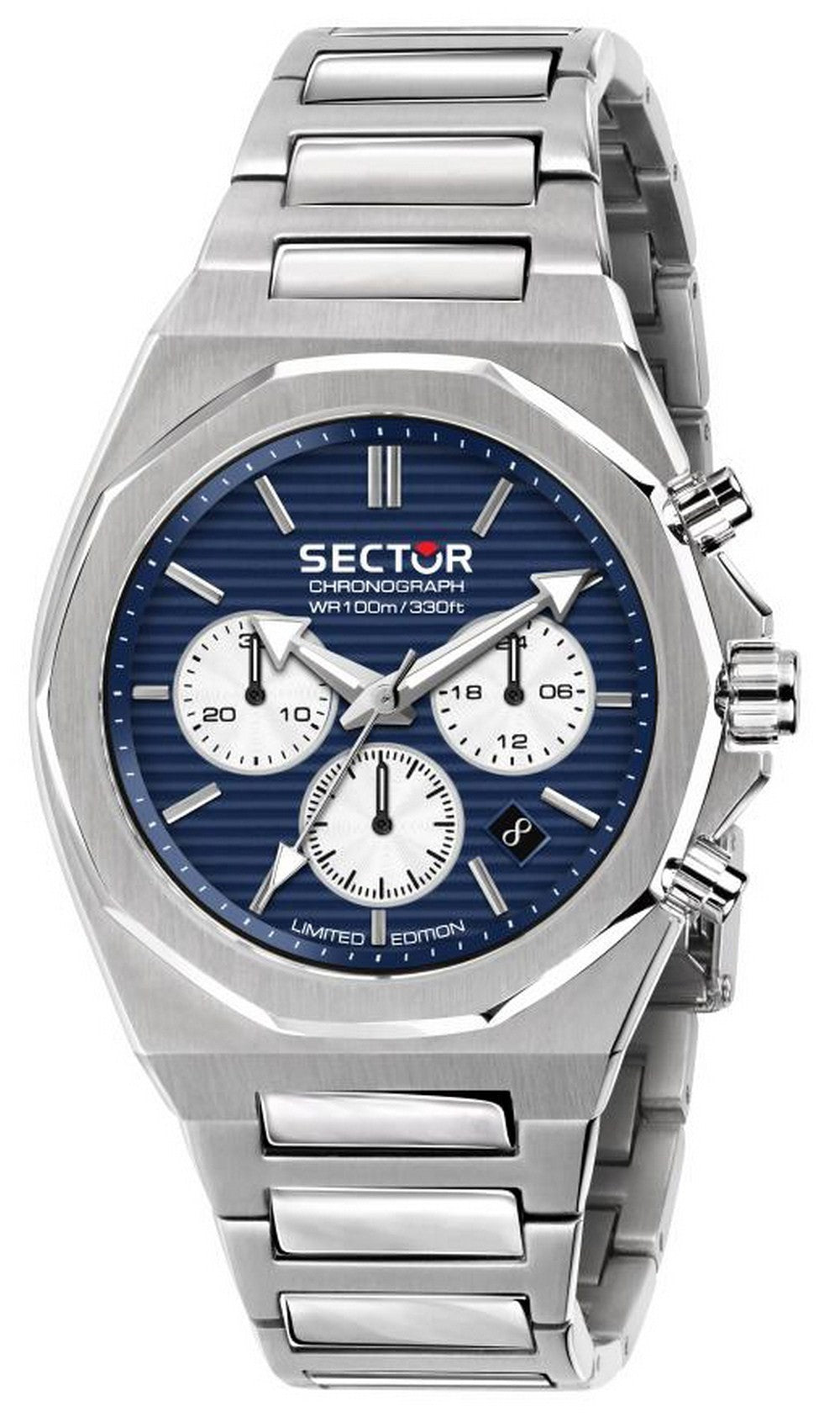 Sector 960 Chronograph Blue Dial Stainless Steel Quartz R3273628005 100m Men's Watch