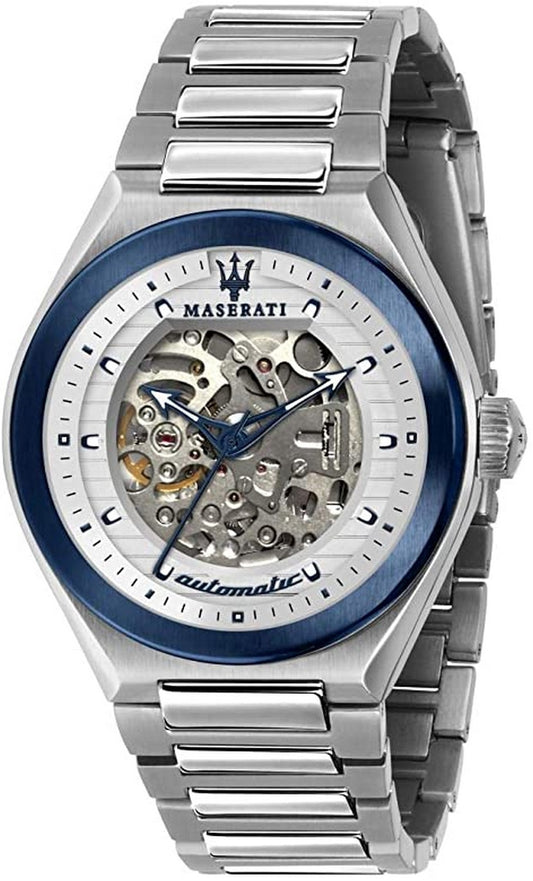 Maserati Triconic Skeleton Dial Automatic R8823139002 100m Men's Watch