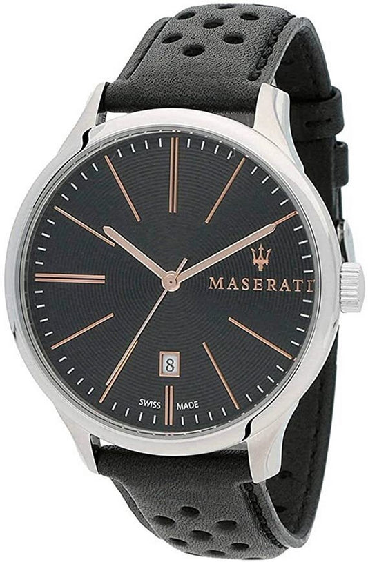 Maserati Attrazione Black Dial Quartz R8851126003 100m Men's Watch