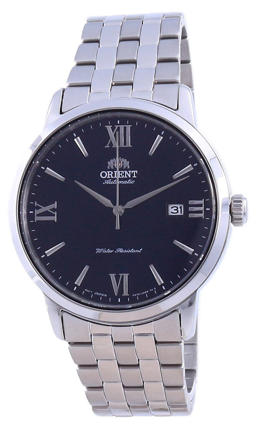 Orient Contemporary Blue Dial Stainless Steel Automatic Ra-ac0f09l10b Men's Watch