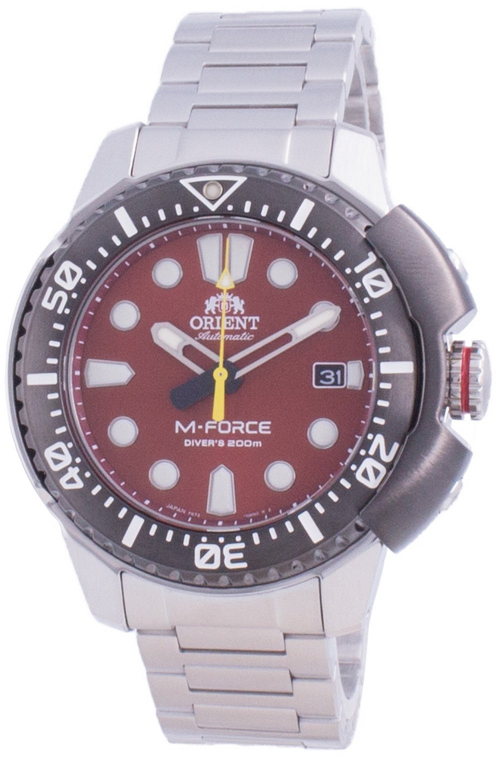 Orient M-force Ac0l 70th Anniversary Automatic Diver's Ra-ac0l02r00b Japan Made 200m Men's Watch