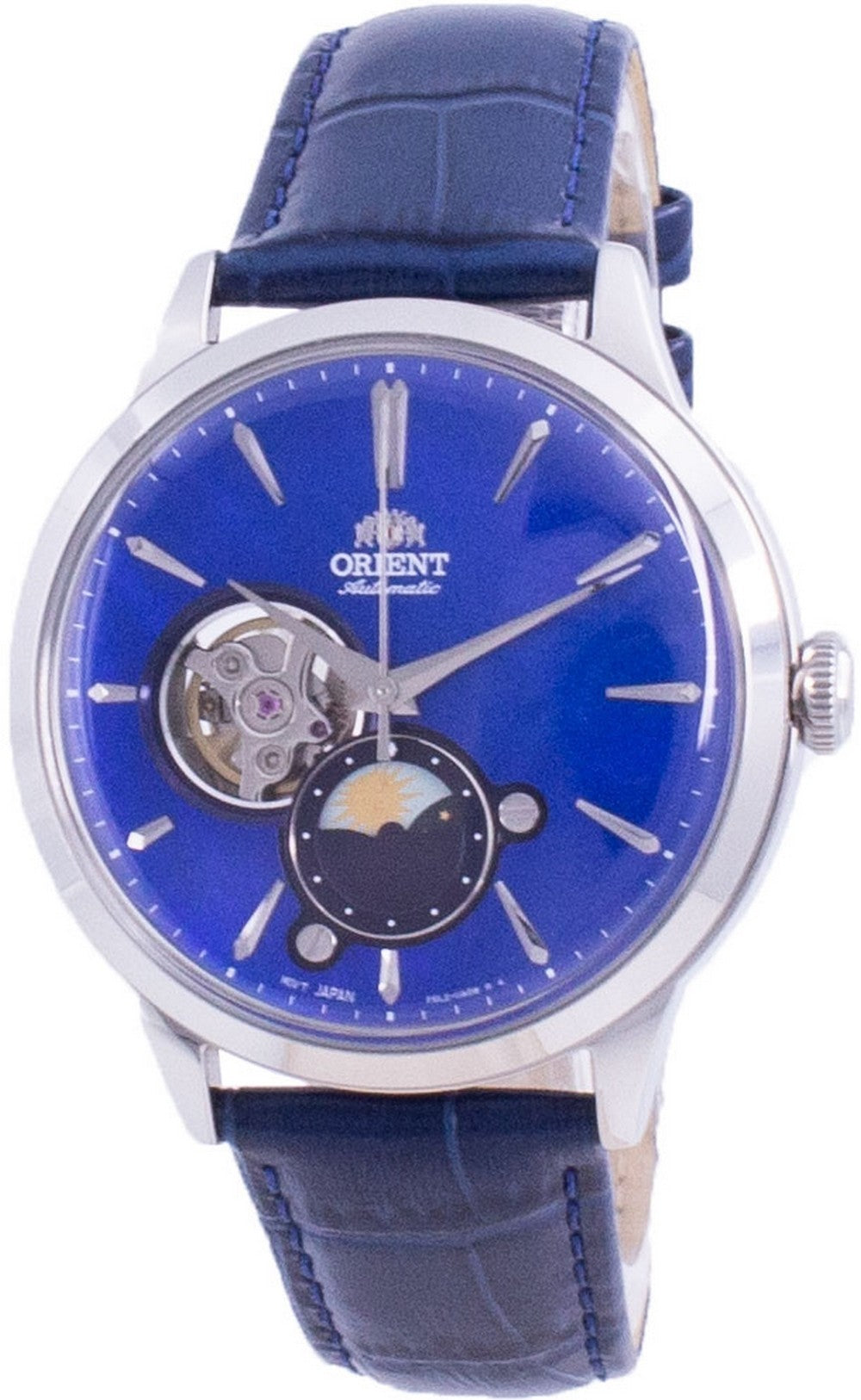 Orient Sun  Moon Phase Open Heart Dial Automatic Ra-as0103a10b Men's Watch