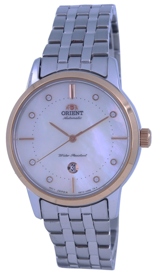 Orient Contemporary Mother Of Pearl Dial Mechanical Ra-nr2006a10b Women's Watch